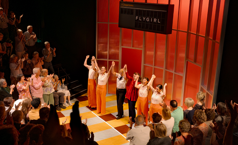 FLY GIRL cast bow with standing ovation